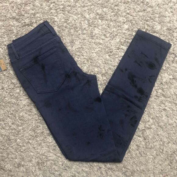 NWT Rachel Roy Denim blue splatter tie dye jeans size 30 - Picture 4 of 5
